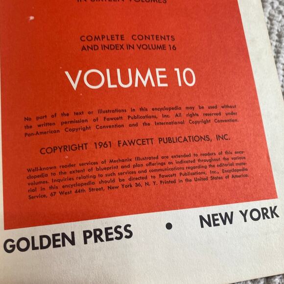 handyman, diy, 60s, home repair Mechanix Illustraded Volume 10 1961 Golden Press - Picture 4 of 4